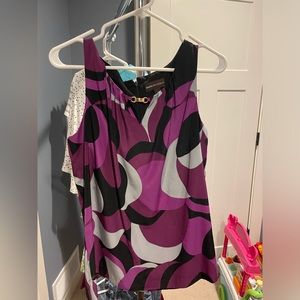 Large sleeveless dress shirt